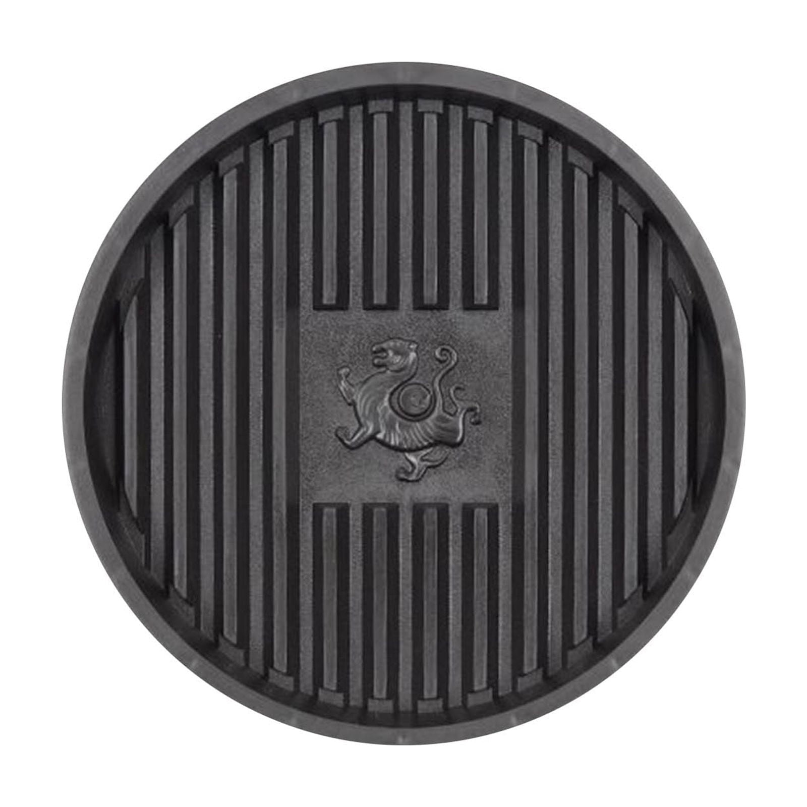 Universal Plunger Tray and Mat,Toilet Plunger Holder with Drip Tray,Quick Air Drying for Bathroom and Kitchen,Thick Plastic Plant Saucer for Indoor Outdoor Potted Plants Black