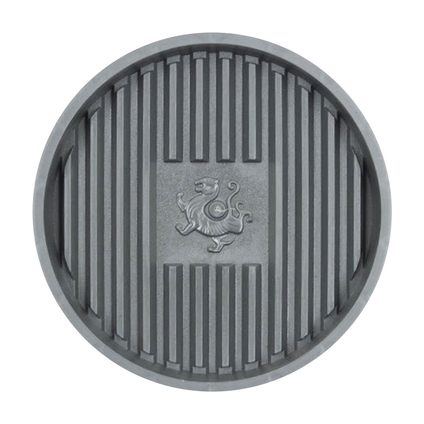 Universal Plunger Tray and Mat,Toilet Plunger Holder with Drip Tray,Quick Air Drying for Bathroom and Kitchen,Thick Plastic Plant Saucer for Indoor Outdoor Potted Plants Gray