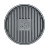 Universal Plunger Tray and Mat,Toilet Plunger Holder with Drip Tray,Quick Air Drying for Bathroom and Kitchen,Thick Plastic Plant Saucer for Indoor Outdoor Potted Plants Gray