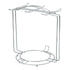 Under Cabinet Storage Mug Hooks, Under Cabinet Utensil Holder Hanger Hook, Double Sided Utensil Racks Coffee Mug Holder for Kitchen Storage, 12 Hooks, 10.03x3.15x2.75 7.3" x 6.7" x 8.2" Silver