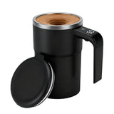 Self-Stirring Magnetic Coffee Mug with Temperature Display,Automatic Mixing for Coffee Tea and Shakes,Food Grade 304 Stainless Steel Liner,Smart LCD Screen for Real-Time Heat Monitoring B