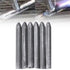 Low Temperature Universal Welding Rods, Metal Welding Arc Equipment, Easy Melt Aluminum Rods, Arc Welding Equipment Welding Equipment and Accessories, 6 Pcs, 3.07 Inches 3.07" Silver*6