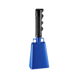 2025 120dB Loud Brass Cowbell with Non-Slip Handle and Adjustable Strap,Perfect for Sporting Events like Baseball and Football Games,Also Ideal for Graduations,Parades,and Cheerleading Activities Blue