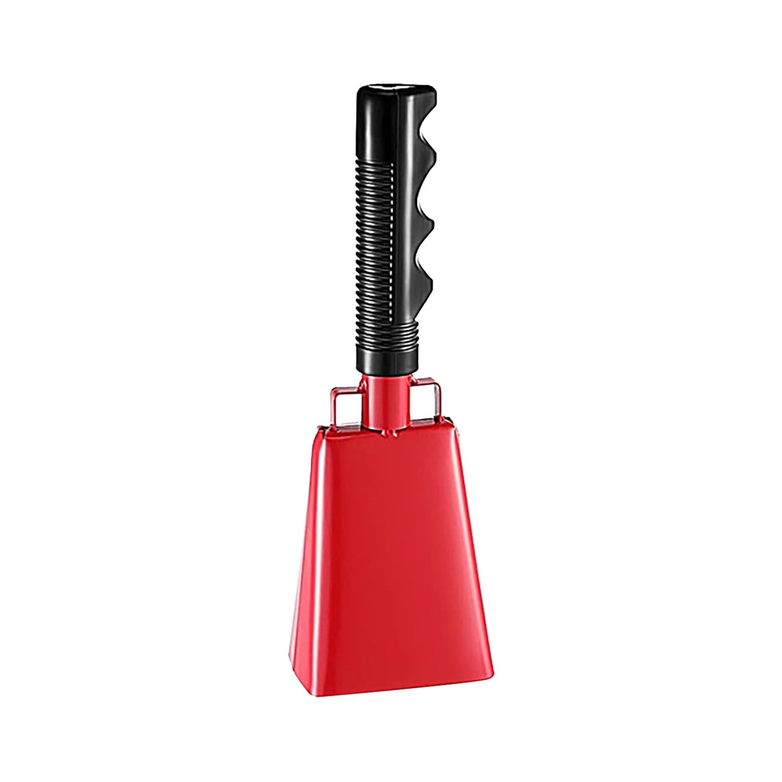 2025 120dB Loud Brass Cowbell with Non-Slip Handle and Adjustable Strap,Perfect for Sporting Events like Baseball and Football Games,Also Ideal for Graduations,Parades,and Cheerleading Activities Red