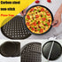 Pizza Pan for Oven, Nonstick Pizza Pans, Carbon Steel Pizza Pan with Holes, Pizza Baking Pan for Oven Baking Supplies, for Home Baking Kitchen Oven Restaurant, 1 Pcs, 12.6 Inches 12.6" Black