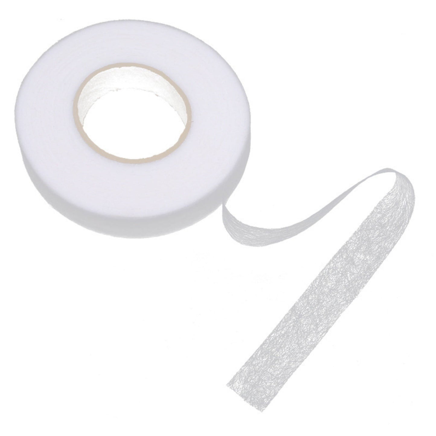 White No Sew Hemming Tape Double Sided,No Sewing Hemming Tape,Fabric Adhesive Tape,Fabric Tape For Hemming,No Sew Hemming Tapes For Pants Curtains Dresses Clothes Fabric Crafting Projects 1.5 cm White