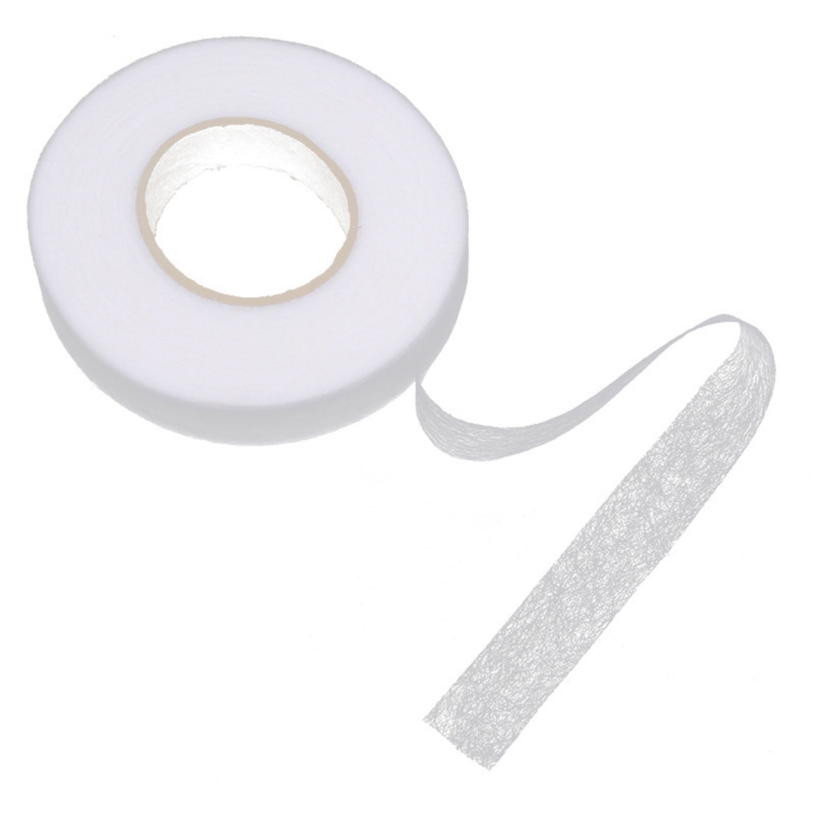 White No Sew Hemming Tape Double Sided,No Sewing Hemming Tape,Fabric Adhesive Tape,Fabric Tape For Hemming,No Sew Hemming Tapes For Pants Curtains Dresses Clothes Fabric Crafting Projects 1.5 cm White