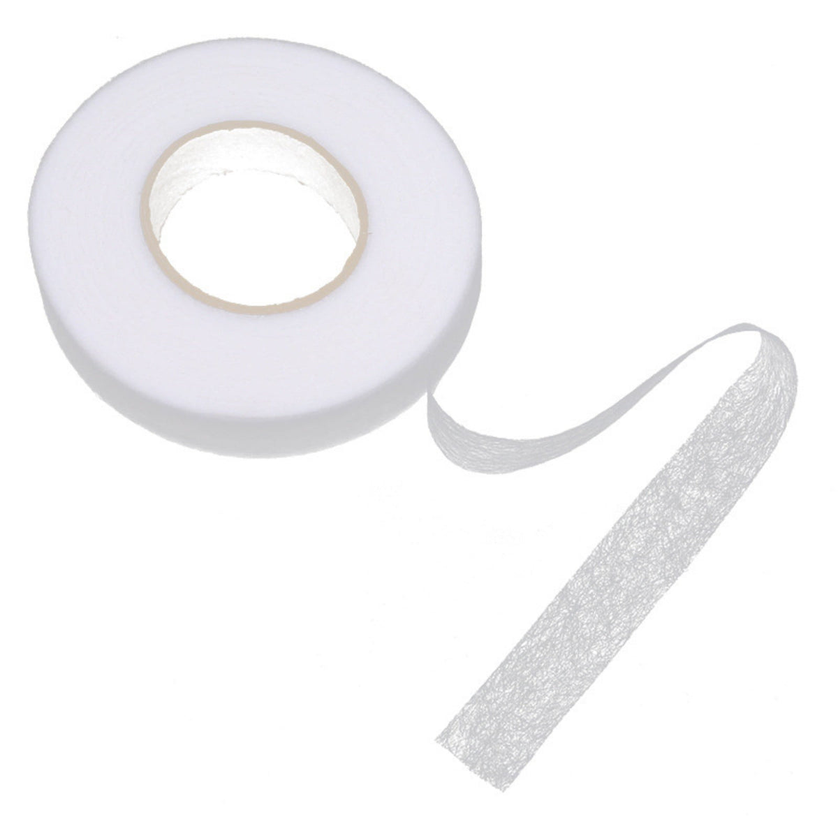 White No Sew Hemming Tape Double Sided,No Sewing Hemming Tape,Fabric Adhesive Tape,Fabric Tape For Hemming,No Sew Hemming Tapes For Pants Curtains Dresses Clothes Fabric Crafting Projects,1.5 cm 2 cm White