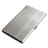 Slim Business Card Case for Men & Women, Pocket Metal Case, Professional Stainless Steel Business Card Holders, Purse Name Card Holder, Buckle Style Shut, 1 Pcs, 3.62x2.28 3.62" x 2.28" Silver*3
