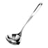 Stainless steel small soup ladle with pour spout