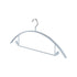 Premium Velvet Hangers, Heavyduty- Non Slip No Shoulder Bump Suit Hanger - Chrome Hooks,Space Saving Round Clothes Hanger for Coat,Sweater,Jackets,Pants,Household Silicone Clothes Hanger ( 10 Pack) Gray