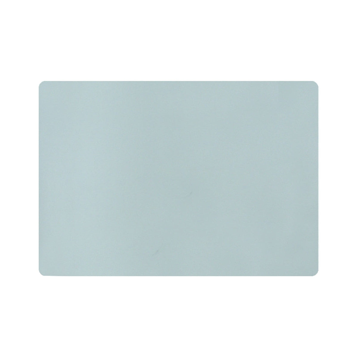 Yellow and blue rectangle placemat with a subtle textured pattern.