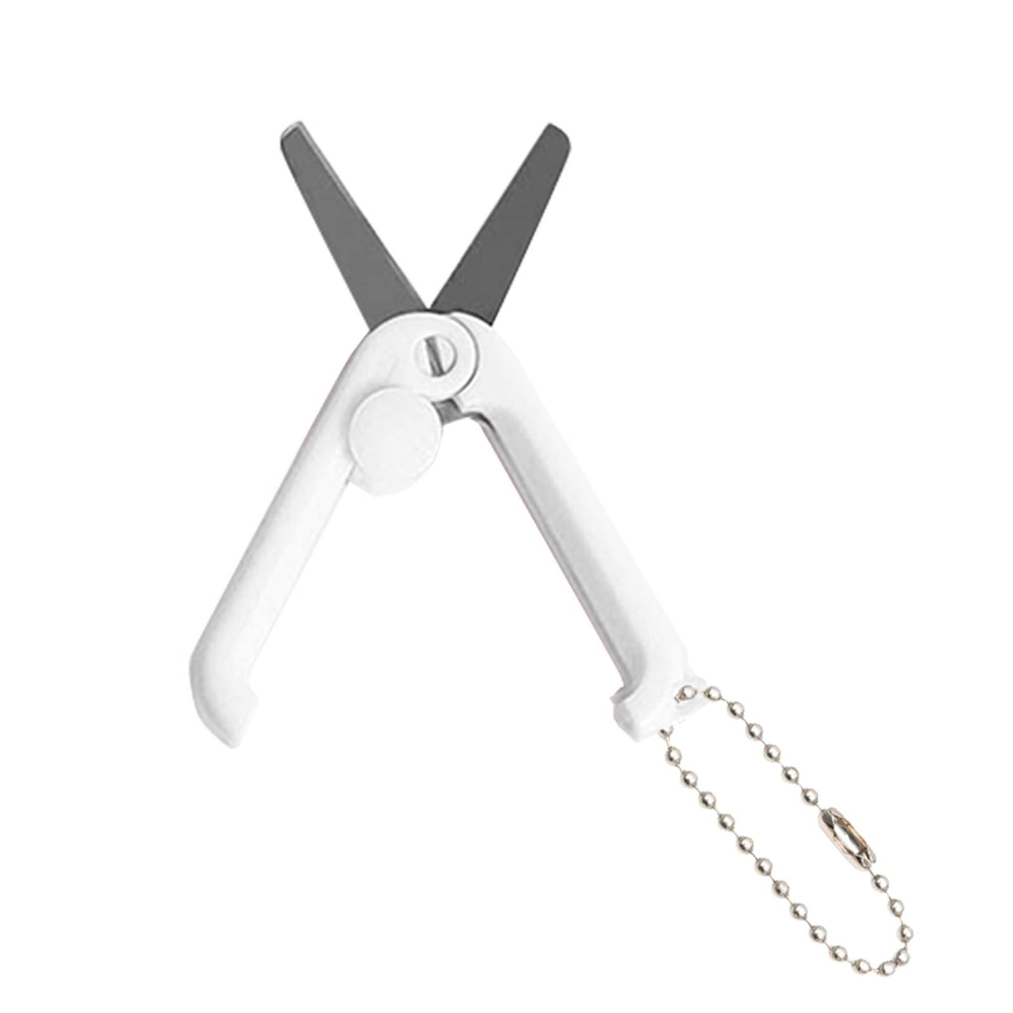 1 Pcs Mini Folding Scissors With Key Chain,1.85 Inch Keychain Scissors,Small Foldable Scissors,Portable Pocket Travel Scissors,Retractable Shears For Cutting, Scrapbooking, Crafting,(A,1.85x0.71 in) B