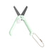 1 Pcs Mini Folding Scissors With Key Chain,1.85 Inch Keychain Scissors,Small Foldable Scissors,Portable Pocket Travel Scissors,Retractable Shears For Cutting, Scrapbooking, Crafting,(A,1.85x0.71 in) H