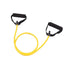 Resistance Bands with Handles, Exercise Bands with Handles, Single Resistance Bands for Resistance Training, Physical Therapy,Home Workouts, Fitness, Pilates,Shoulder And Neck Stretching Equipment Yellow