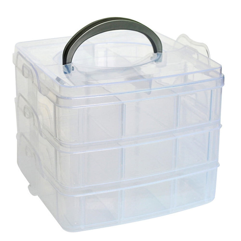 Plastic Storage Bins With Lid and Handle, Plastic Latch Storage Box, Stackable Storage Container, Small Plastic Storage Basket, Cute Organizer Box for Home, Office, 1 Pcs, 7.68x4.13x4.33 5.9" x 5.9" x 4.0" Hot Pink