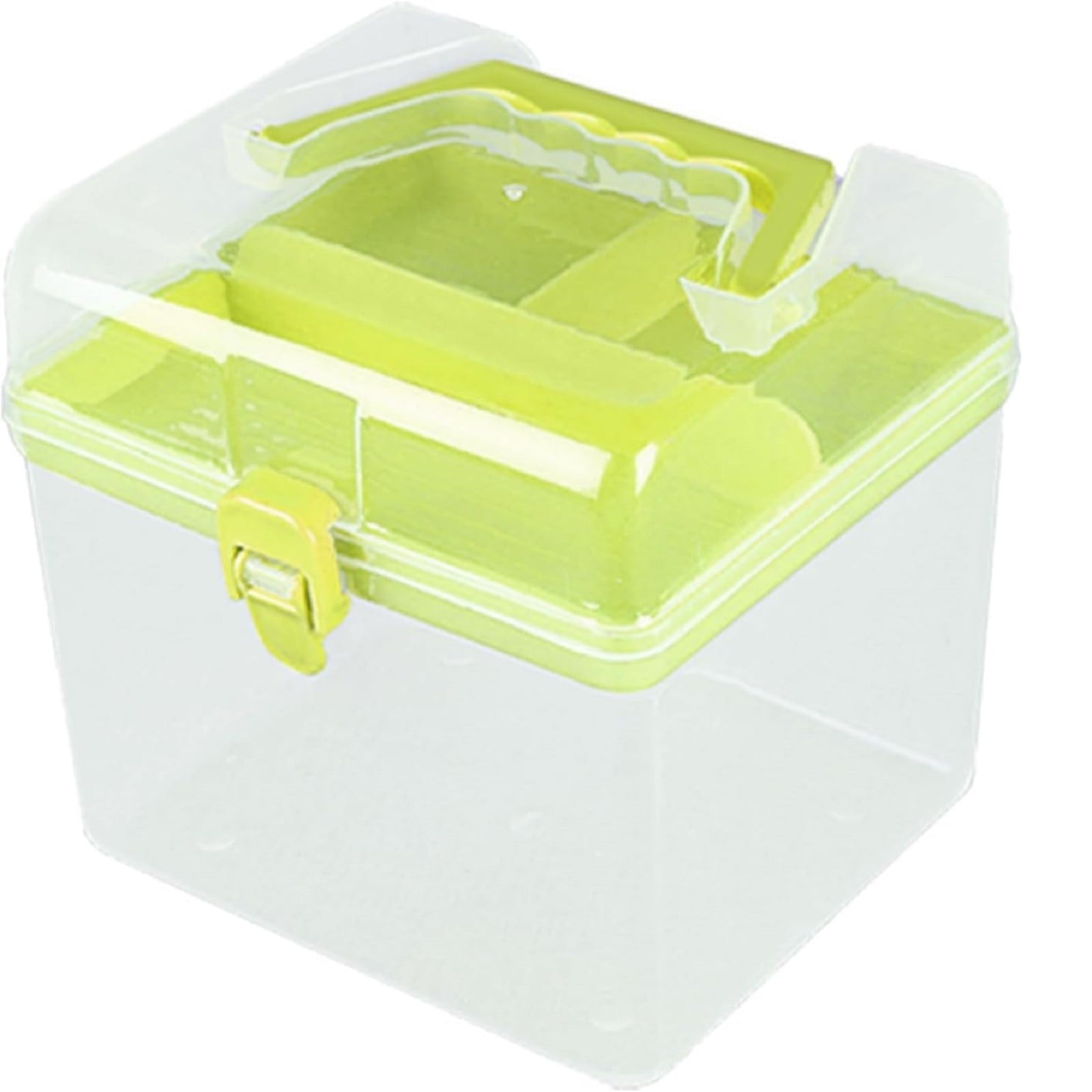 Plastic Storage Bins With Lid and Handle, Plastic Latch Storage Box, Stackable Storage Container, Small Plastic Storage Basket, Cute Organizer Box for Home, Office, 1 Pcs, 7.68x4.13x4.33 6.29" x 5.51" Purple