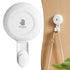 Powerful Suction Cup Shower Hooks for Towel, Loofah, 360° Rotatable Damage-free Hanging Versatile Wall Hooks for Inside Bathroom, Decoration, Removable Suction Holders, 1 Pcs, 4.37x2.67x1.81 4.37" x 2.67" x 1.81" White1