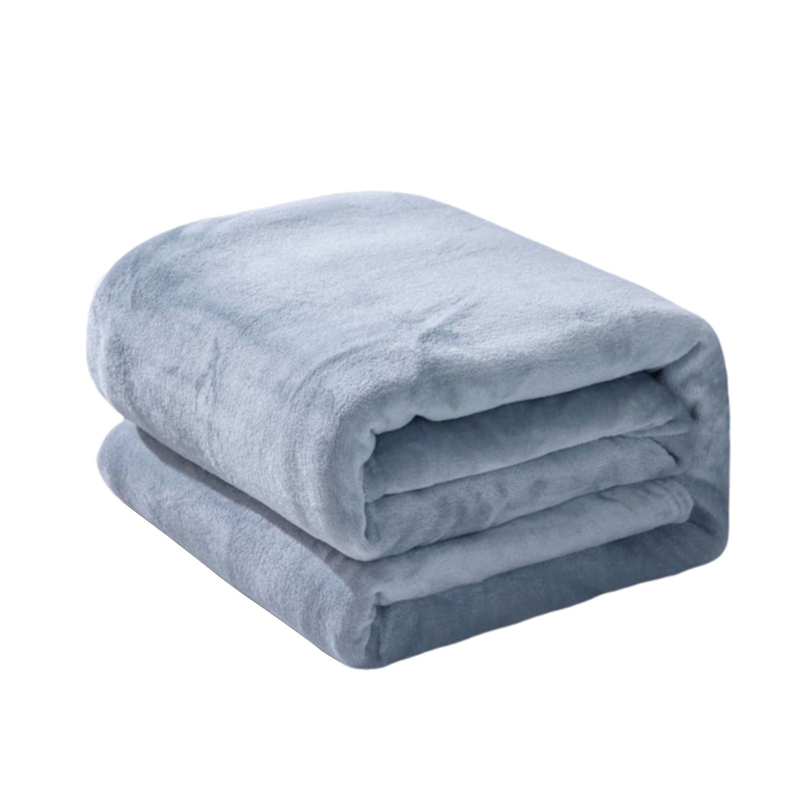 Fleece Throw Blanket for Couch,Super Soft Fuzzy Flannel Throw for Sofa, Luxury Plush Microfiber Bed Blanket, Cozy Home Decorative Velvet Gift Blanket,Fuzzy and Anti-Static(Grey 70x100cm) 180x200CM