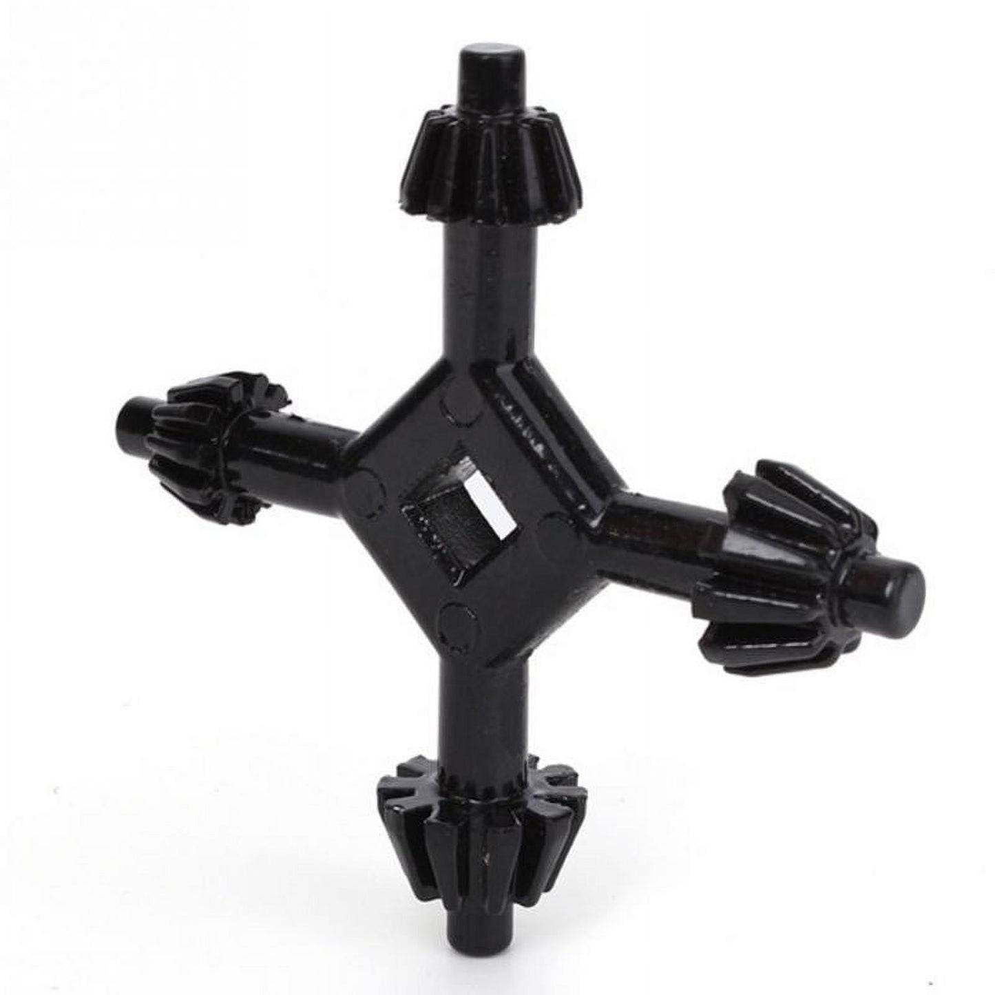 4 in 1 Drill Chuck Key Wrench, Heavy Duty Chuck Key For Drill Press, Electric Drill Chucks, Compatible with Most Drill Press & Power Tool Chucks, 1 Pcs, 2.95x2.95 2.95" x 2.95" Black
