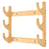 Bow Rack, Wall Mount Sword Holder, Wooden Wall Mount Bow Hanger Heavy Duty Archery Bows Wall Holder for Compound & Recurve Bows, Only Rack, 1 Pcs, 15.35x11.81x1.57 15.35" x 11.81" x 1.57" Beige