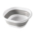 Foldable Massage Foot Bath Bucket with Retractable Design,Portable and Large Capacity for Home Use,Silicone Material with Anti-Slip Bottom,Heat Retention,Ideal for Relaxation and Spa. Gray