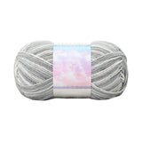 Milk Cotton Tie-Dye Yarn for Knitting and Crochet,130m Multicolor Gradient Wool,Soft and Durable for Blankets and Crafts,Versatile Use for DIY Projects and Creative Knitting Gray