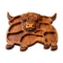 Highlands Cow Wooden Charcuterie Board,Unique Serving Tray for Cheese and Snacks,Decorative Farmhouse Centerpiece and Wall Art,Handcrafted Durable Platter for Entertaining and Gifting A