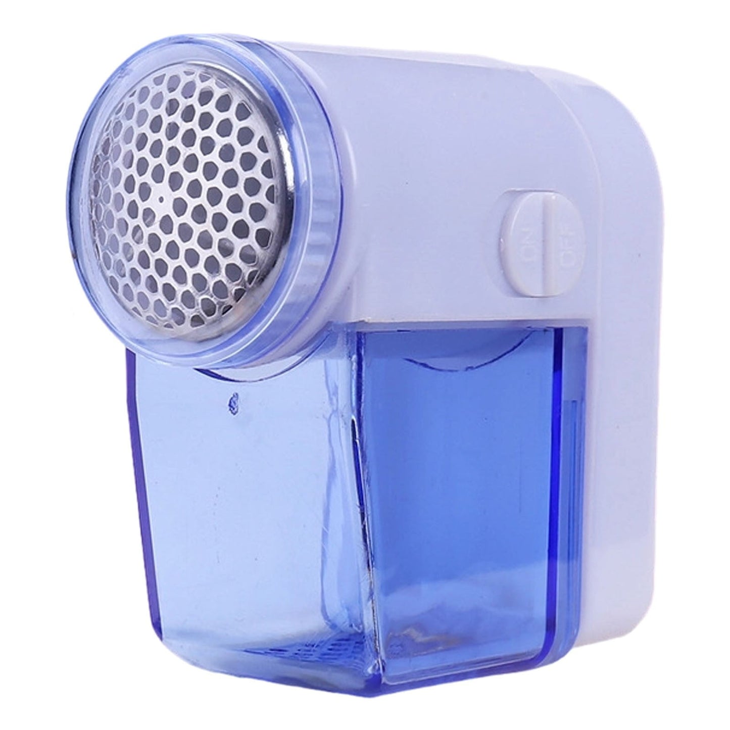 Fabric Shaver and Lint Remover,Portable Fabric Shaver,Electric Lint Remover for Clothes, Sweaters,Blankets,Battery-Operated Fuzz Remover with Protective Cover,2.75'x2.75'(Blue) Blue