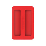 CCMAOLU Silicone Toaster Cover 2 Slice Wide Slot,Reusable Heat Resistance Bread Machine Topper Cover,Dirt Proof Sandwich Accessories That Fit Most Toasters,Simple Design Easy to Clean & Wipe Red
