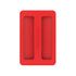 CCMAOLU Silicone Toaster Cover 2 Slice Wide Slot,Reusable Heat Resistance Bread Machine Topper Cover,Dirt Proof Sandwich Accessories That Fit Most Toasters,Simple Design Easy to Clean & Wipe Red