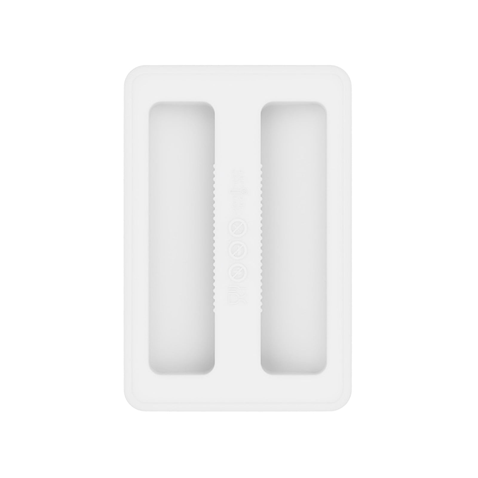 CCMAOLU Silicone Toaster Cover 2 Slice Wide Slot,Reusable Heat Resistance Bread Machine Topper Cover,Dirt Proof Sandwich Accessories That Fit Most Toasters,Simple Design Easy to Clean & Wipe White