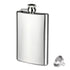 CCMAOLU 10 oz Stainless Steel Flask with Funnel | Leakproof Hip Flask for Liquor,Tequila & Vodka | Best Gift for Father&