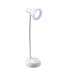 CCMAOLU Cute Pink Desk Lamp with USB Charging Port,Dimmable LED Table Lamp for Home Office,Flexible Neck Reading Light with Auto Dimming,Power Adapter Included,LED Eye Protection Table Lamp White