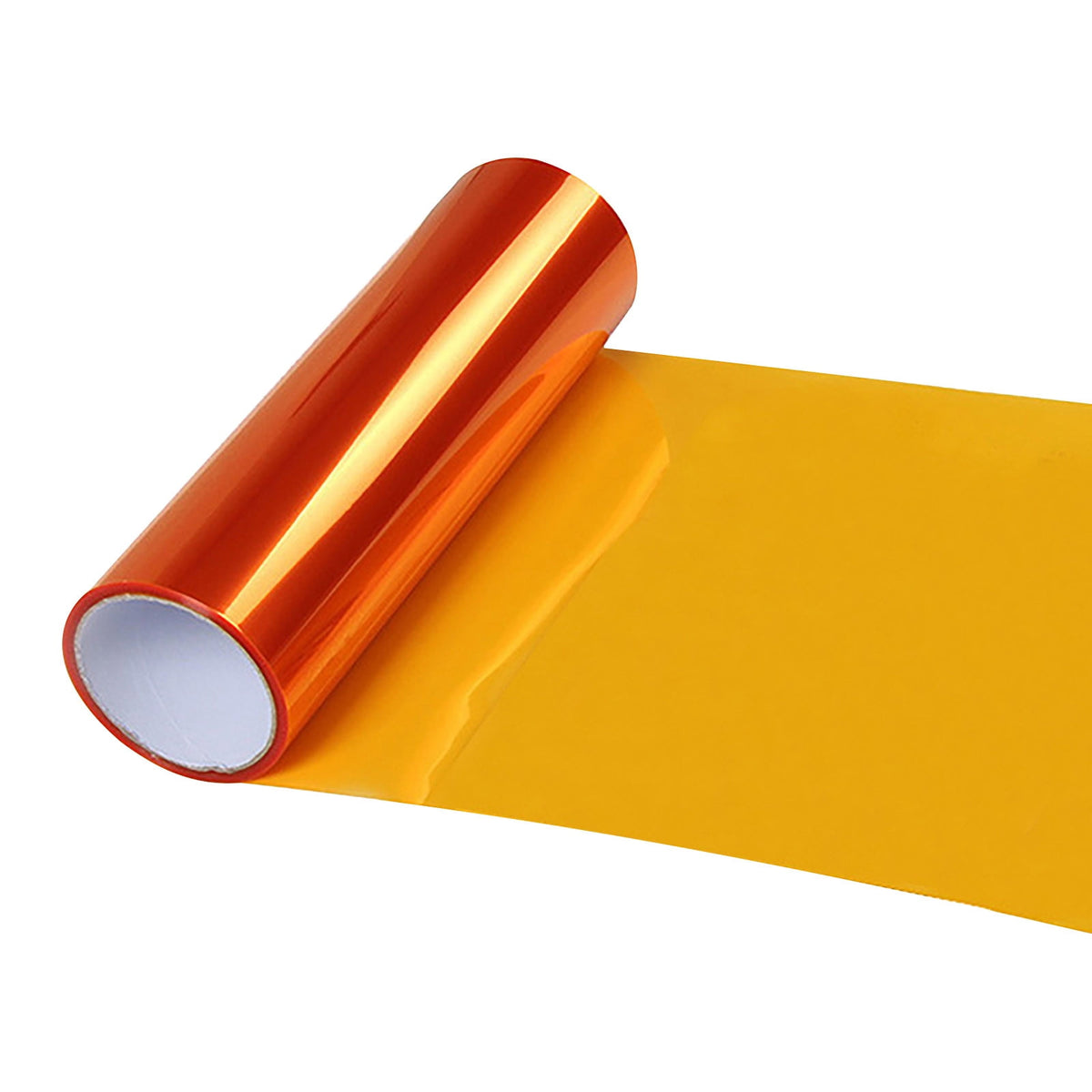 Car Headlight Color Change Film,Translucent PVC Light Sticker with Strong Adhesion,Easy Application & Bubble-Free Removal,DIY Tint Film for Headlights,Automotive Styling & Protection,30x100cm Orange