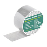 Mosquito Screen Repair Tape, Self-Adhesive Fiberglass Patch for Door & Window Mesh, 5x200cm Strong Fix for Rips & Tears, High-Low Temp Resistant Net Sticker for RV Tent, Easy DIY Solution Gray
