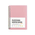 Spiral Password Book with Alphabetical Tabs,Plastic Password Book,Password Book Password Book with Personal Alphabet Label Internet Address and Password Headquarters Password Log, 4.25"x5.7"(Grey) Pink