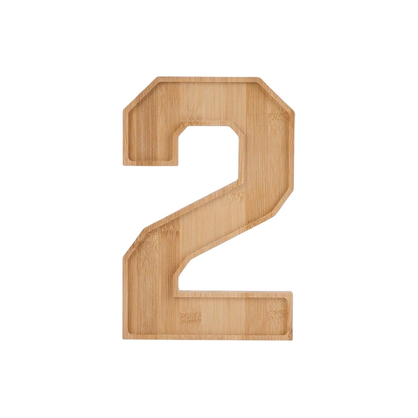 Wooden 2026 Party Supplies Charcuterie Numbers Fillable Decoration,2026 Graduation Fillable Numbers,Number Charcuterie Board Box for Fruit Cheese Platter Candy Cake Plates,Display Candy Snack Tray Number 2
