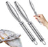 Fish Scales Scraping Tool, 2024 New Multifunction Stainless Steel Fish Scale Remover Fish Cleaning Kit, Premium Fish Descaler Sawtooth Fish Scaler Remover Kitchen Tool for Home 2PC