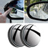 Suction Cup Car Convex Blind Spot Mirror, 2024 New Upgrade Blind Spot Mirror, 360° Wide Angle Side Rear View Mirror, Reversing Auxiliary Blind Spot Mirrors for Cars SUV and Trucks 2PCS Black