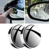 Suction Cup Car Convex Blind Spot Mirror, 2024 New Upgrade Blind Spot Mirror, 360° Wide Angle Side Rear View Mirror, Reversing Auxiliary Blind Spot Mirrors for Cars SUV and Trucks 2PCS Silver