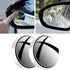 Suction Cup Car Convex Blind Spot Mirror, 2024 New Upgrade Blind Spot Mirror, 360° Wide Angle Side Rear View Mirror, Reversing Auxiliary Blind Spot Mirrors for Cars SUV and Trucks 2PCS White
