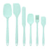 Baking - Silicone Spatulas - Set of 6 Silicone Spatulas, Heat Resistant up to 600°F, Food Safe, BPA Free, Flexible, Suitable for Frying Eggs, Burgers and Pancakes