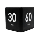 Kitchen Timer - Timer - Cube Timer - Flip Timer - Digital Kitchen Timer - Pomodoro Timer - Time Management - Study Timer - Visual Timer - Kitchen Timer - Countdown - Desk Accessories - Kitchen Timers - Gravity Timer - Black - 1 Piece