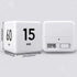 Flip Cube kitchen timer/countdown reminder with a gravity sensor, suitable for kitchens, bedrooms, offices, living rooms, and desks. It facilitates time management and offers timer options of 15, 20, 30, and 60 minutes.