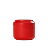 Tea Box - Portable Mini Tea Caddy, Large Tea Storage Container, Small Round Tin Coffee Caddy