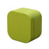 Tea box - Square tin container, tea caddy, metal candy box