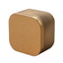 Tea box - Square tin container, tea caddy, metal candy box