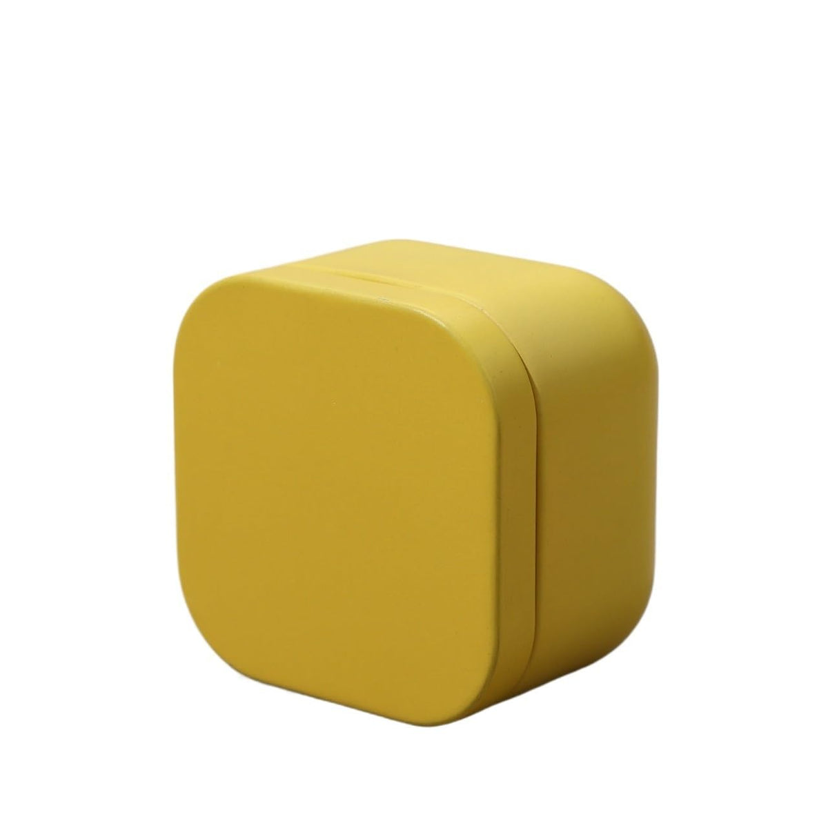 Tea box - Square tin container, tea caddy, metal candy box