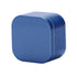 Tea box - Square tin container, tea caddy, metal candy box